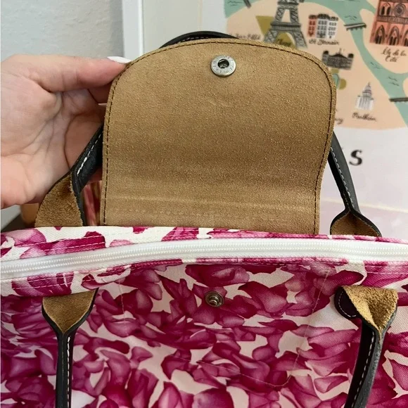 Longchamp Le Pliage Bag in Rose Petal - Picture 7 of 9